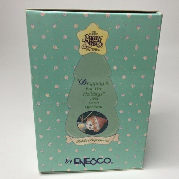 Enesco Precious Moments Ornament Dropping In For The Holidays Clown Parachute - Picture 9 of 10